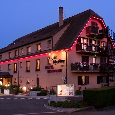 Hotel Restaurant Au Riesling Zellenberg Dış mekan fotoğraf