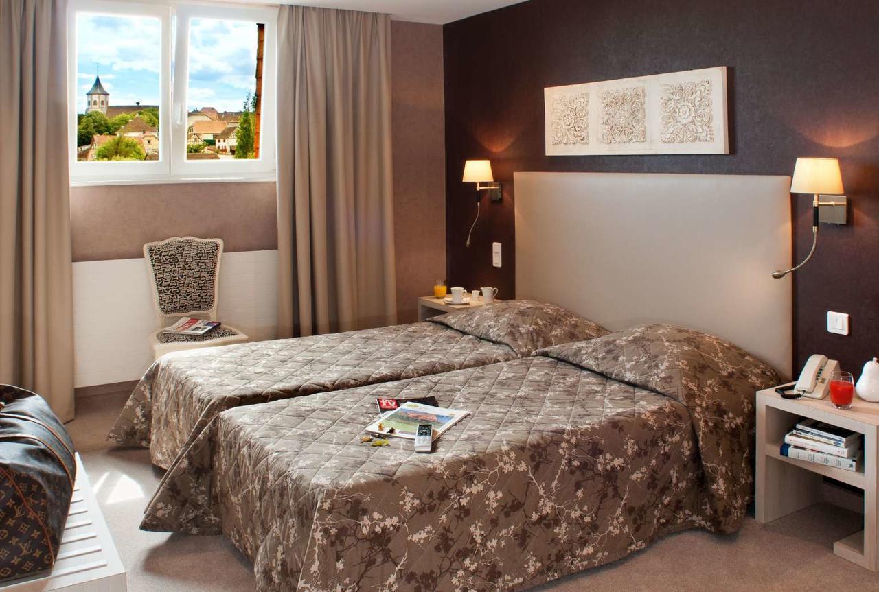 Hotel Restaurant Au Riesling Zellenberg Dış mekan fotoğraf